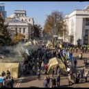 Активисты Киева потребовали убрать из улицы Грушевского палатки Саакашвили