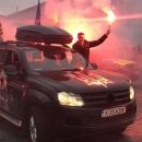 Сторонники Саакашвили устроили митинг у дома Порошенко