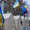 Сотрудники спецназа уничтожили палаточный городок на Грушевского, задержав почти всех протестующих