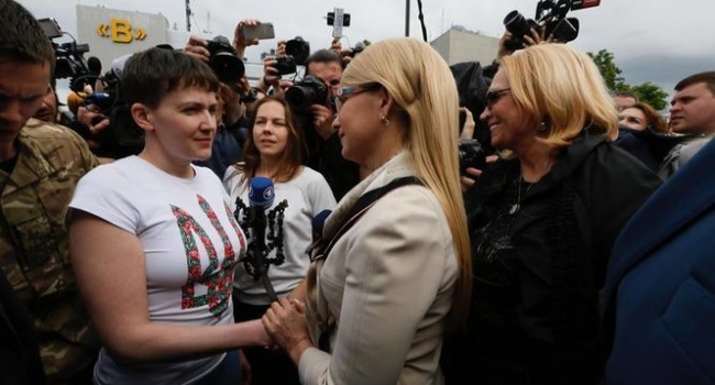 Чтобы спасти свой рейтинг Тимошенко будет пытаться всеми силами дистанцироваться от Савченко, – журналист