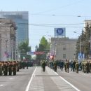 В Донецке прошла репетиция военного парада