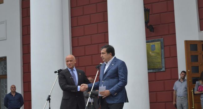 Саакашвили – Труханову: «Гена, выходи подлец, выходи трус!»