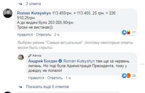 Получил около 203 тысяч гривен, а на благотворительность передал 226: Богдан показал, сколько платил ему Зеленский, украинцы усмотрели нестыковку в документах 